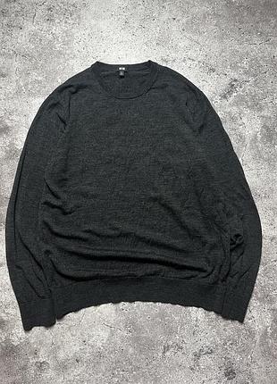 Чоловічий шерстяний светр uniqlo