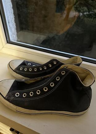 Кеди унісекс converse chuck taylor all star чорні, розмір 42.5 (27.5 см)