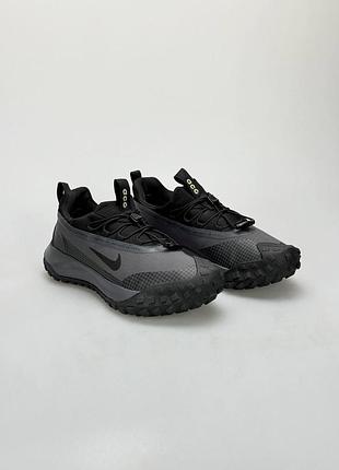 Водонепроникні кросівки nike acg mountain fly low gtx dark grey
