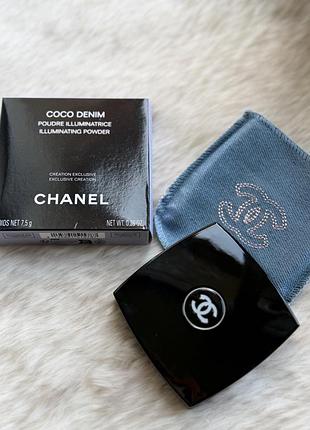 Хайлайтер chanel coco denim illuminating powder 5