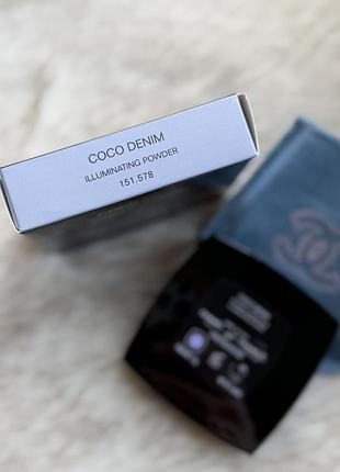 Хайлайтер chanel coco denim illuminating powder 7