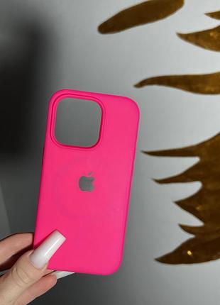 Чохол apple для iphone 14 pro, рожевий