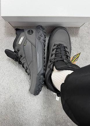 Кросівки timberland dark grey gore tex термо 2