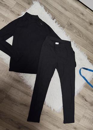 Крутий теплий термокомплект на мікрофлісі decathlon на зріст 134-140 см