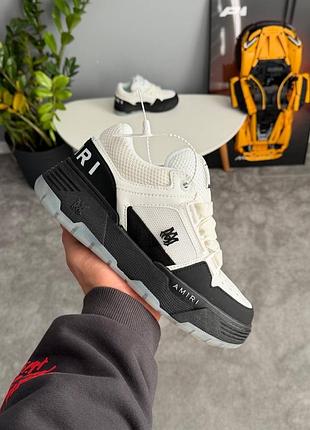 Чоловічі кросівки amiri ma-1 sneakers black white🤍