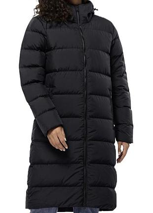 Куртка жіноча jack wolfskin frozen palace coat w темно-сіра