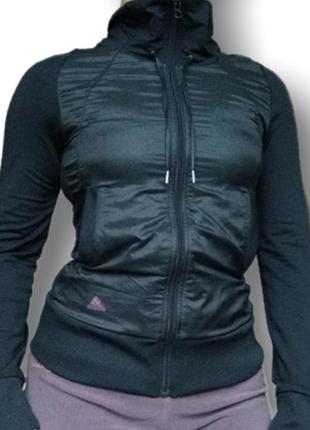 Кофта жіноча adidas clima365 гібридна чорна