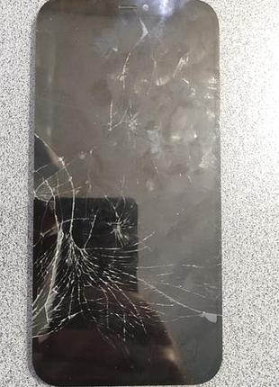 Дисплей iphone 12 pro max в сборе с сенсором и рамкой black (oled)