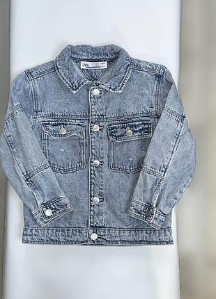 Куртка джинсова  zara 98-104 см