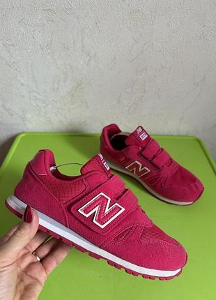 Яскраві кросівки new balance 373 на липучках, р. 37 (устілка 23.5 см)