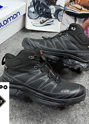 ❄️ кросівки salomon xt-4 black gore tex