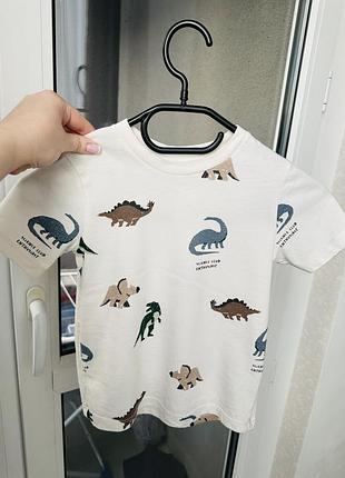 Бавовняна футболка з принтом h&m