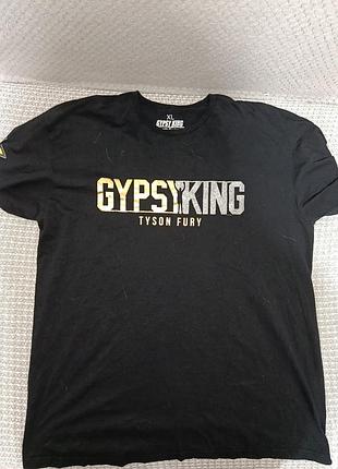 Футболка gypsy king shirt. black with print. size xl. бокс