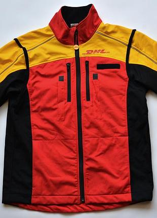 Теплая софтшелл куртка dhl softshell jacket 2в1 m/l