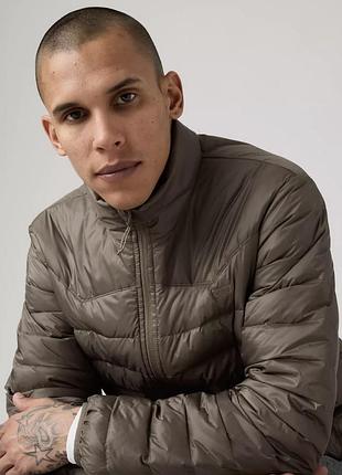 Чоловіча куртка-пуховик levi's devin down packable puffer jacket коричнева, розмір m 3