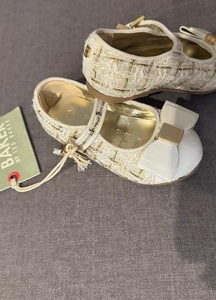 Балетки для дівчаток ted baker білі нові