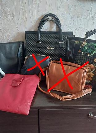 Сумки жіночі на любий смак, натуральна шкіра (розпродаж)