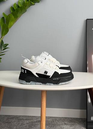 Кросівки чоловічі amiri ma-1 sneakers black white