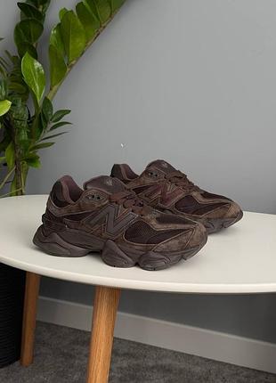 Жіночі кросівки new balance 9060 chocolate brown