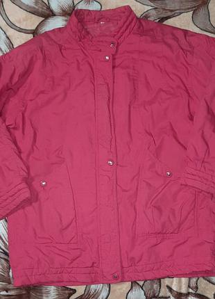 Яскрава вінтажна куртка-вітровка eleganza оверсайз 80s-90s (xl-xxl)