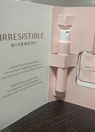 Пробник парфумованої води givenchy irresistible для жінок