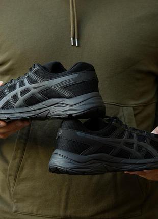 Asics gel connected 4 all black 8