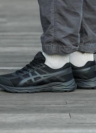 Asics gel connected 4 all black 3