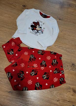 Продам махровую пижаму на девочку 5-6 лет. размер 116
 minnie mouse