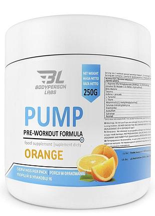 Pre-workout formula - 250g orange
