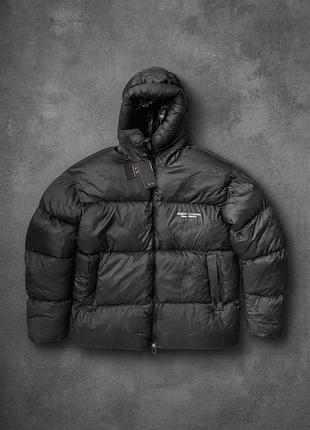 Пуховик armani exchange «milano / new york» black