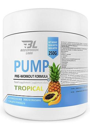 Pre-workout formula - 250g tropical