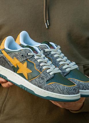Bape sk8 sta haki brown 4