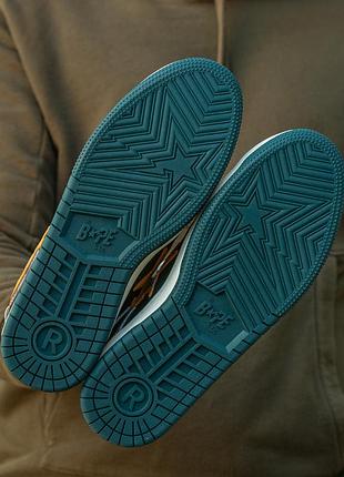 Bape sk8 sta haki brown 6