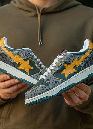 Bape sk8 sta haki brown 3