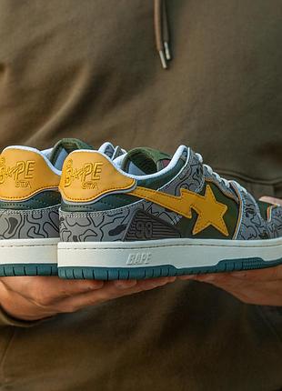 Bape sk8 sta haki brown 9