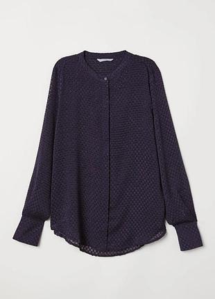Сорочка жіноча h&m синя 42 розмір