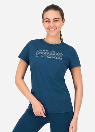 Хлопковая футболка с логотипом от puma