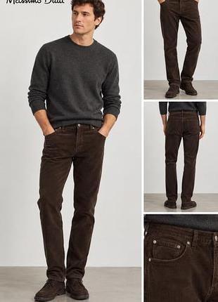 Вельветові чоловічи джинси  massimo dutti