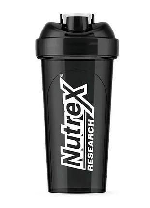 Logo shaker - 740 ml black/white (plastic)