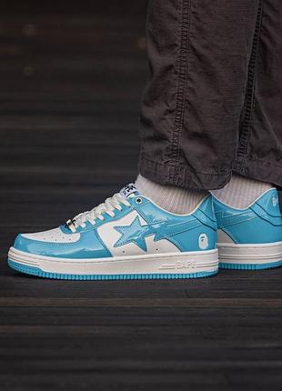 Bape sta patent blue\white
