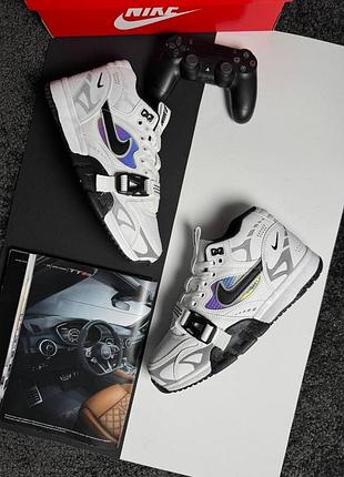 Чоловічі кросівки nike air trainer 1 sp utility m white black metallic