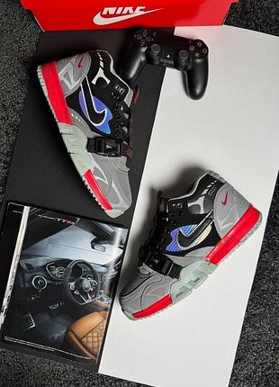 Чоловічі кросівки nike air trainer 1 sp utility m grey black coral