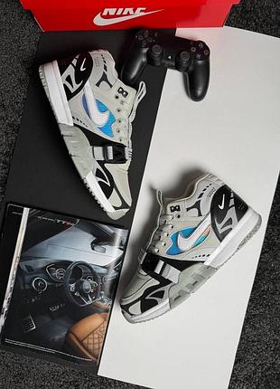 Чоловічі кросівки nike air trainer 1 sp utility ash grey black