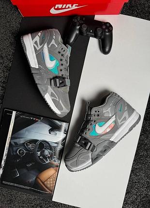 Чоловічі кросівки nike air trainer 1 sp utility grey white