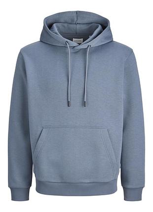 Худи свитер бренда jack &amp;jones серо-голубого цвета. 3