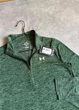 Under armour ua tech twist 1/2 zip оригінал нова жіноча спортивна кофта на блискавці полузамок лонг лонгслів реглан для бігу залу тренувань xs s