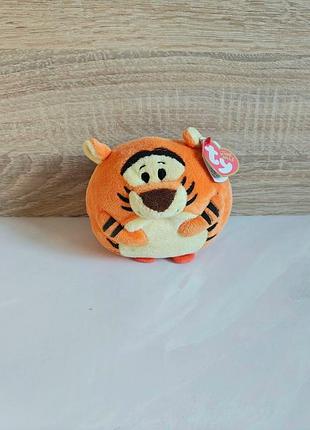 Ty beanie ballz tigger disney 2013 м’яка іграшка ≈11 см, нова