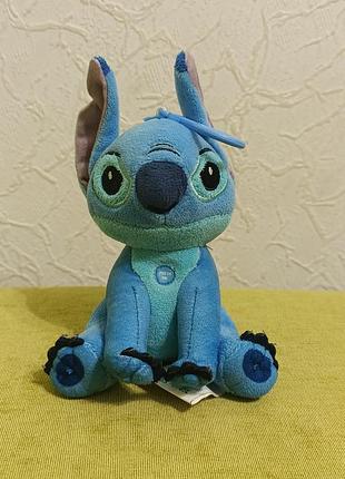 Интерактивный плюшевый брелок сточ со звуком / disney classics stitch sound plush clip