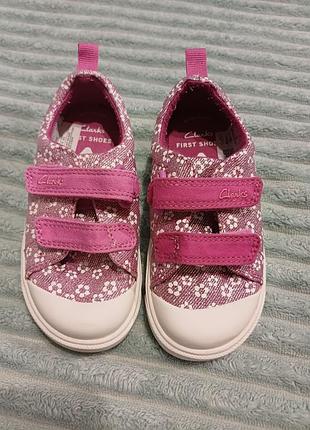 Текстильні кеди clarks city bright, розмір 23