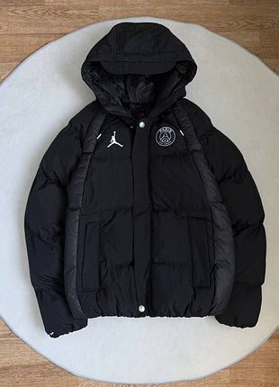 Пуховик jordan × psg puffer jacket 3